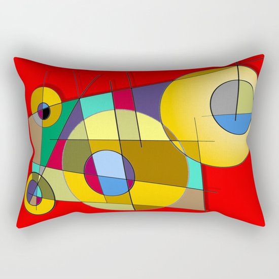 Abstract #51 Rectangular Pillow