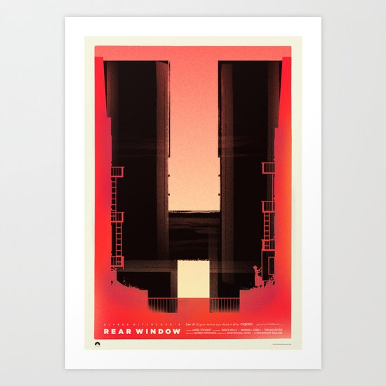 Rear Window Art Print