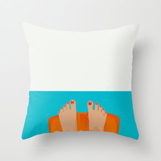 I´m fine Throw Pillow