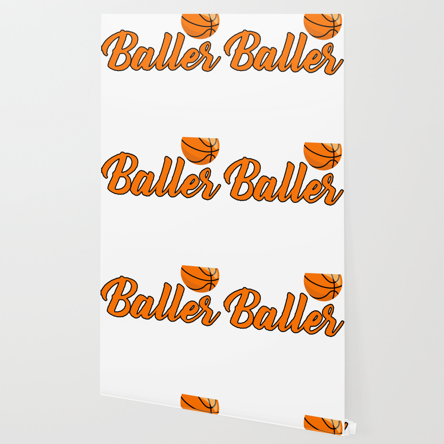 Nebraska Just A Baller Basketball Wallpaper By Green Cow Society6