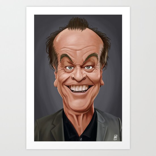 Celebrity Sunday ~ Jack Nicholson Art Print