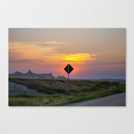 Sunset is Cancelled Canvas Print