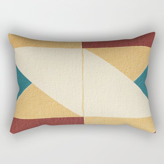 Geometric Thoughts 10 Rectangular Pillow