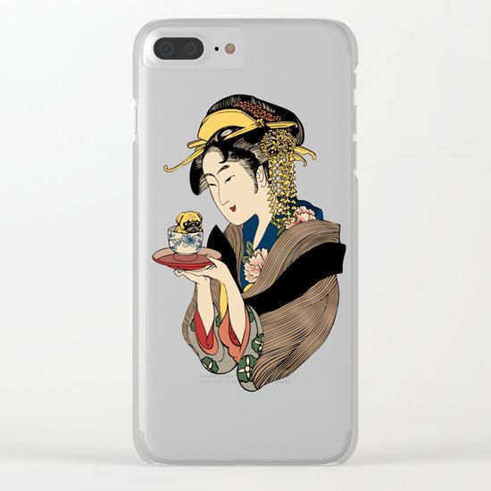 Tea Time Clear iPhone Case