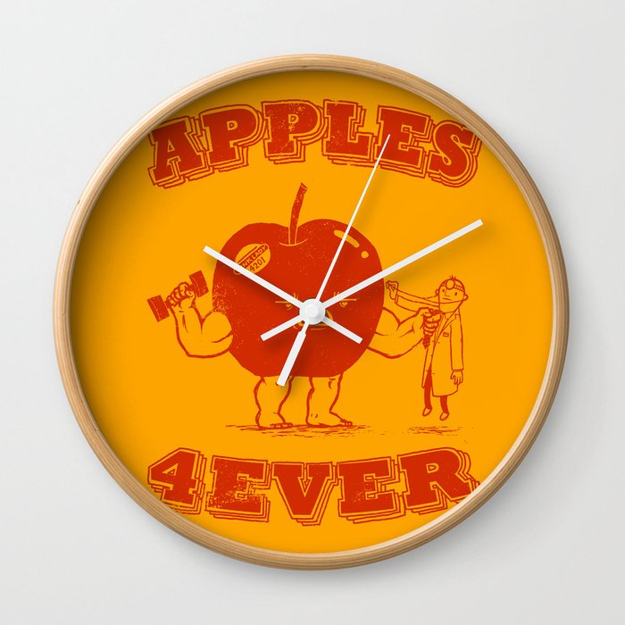 Apples 4EVER Wall Clock