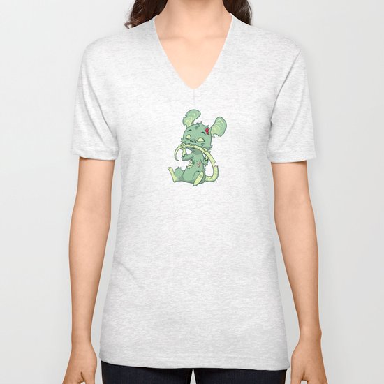 Zombie Mouse Unisex V-Neck
