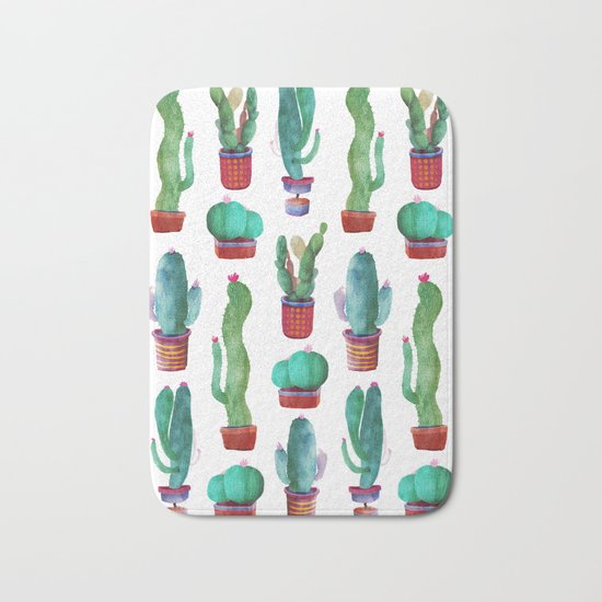 cactus green Bath Mat