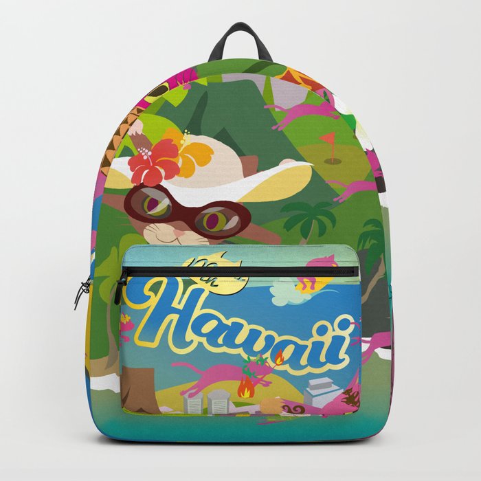 Mews in Hawaii Backpack