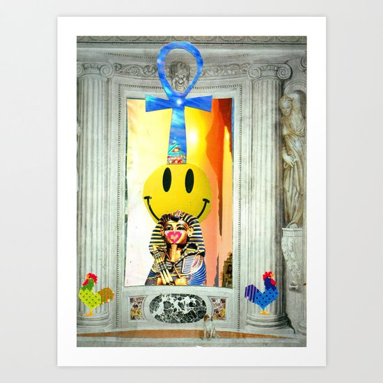 Smiley Rising Art Print