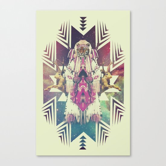 Tiger Chaman Canvas Print