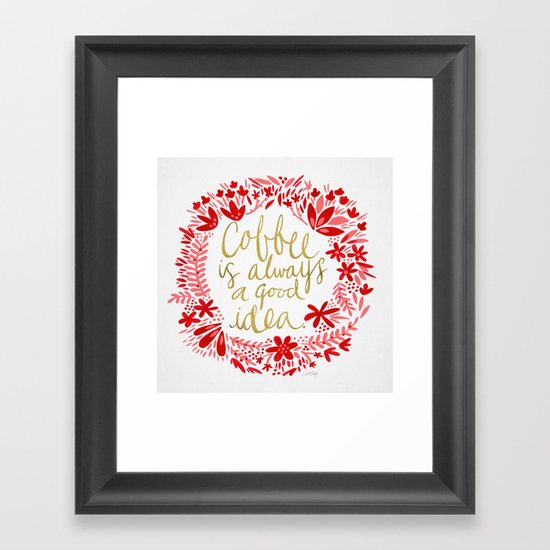 Coffee Framed Art Print