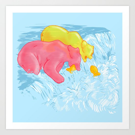 WILD SNACKS Art Print