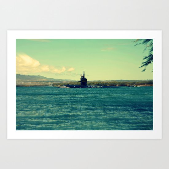 " The Submarine" Art Print