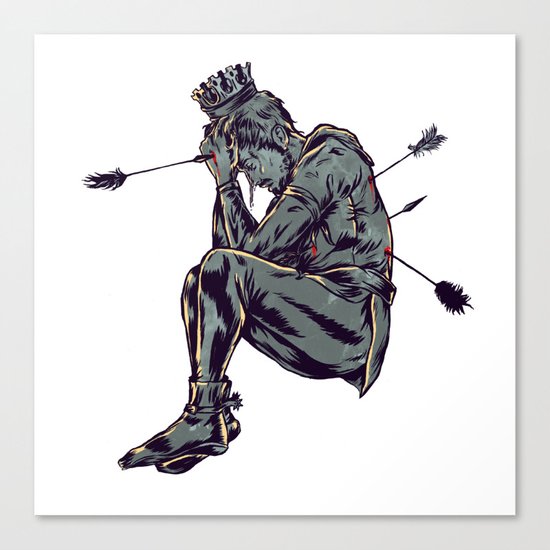 As Saint SEbastian Canvas Print