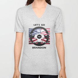 Lets go Brandon V Neck T Shirt