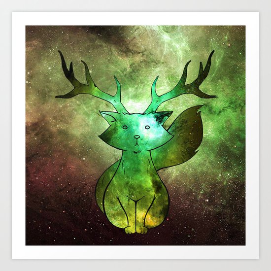 cat Art Print