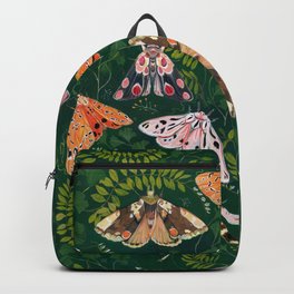 Moths and dragonfly Backpack