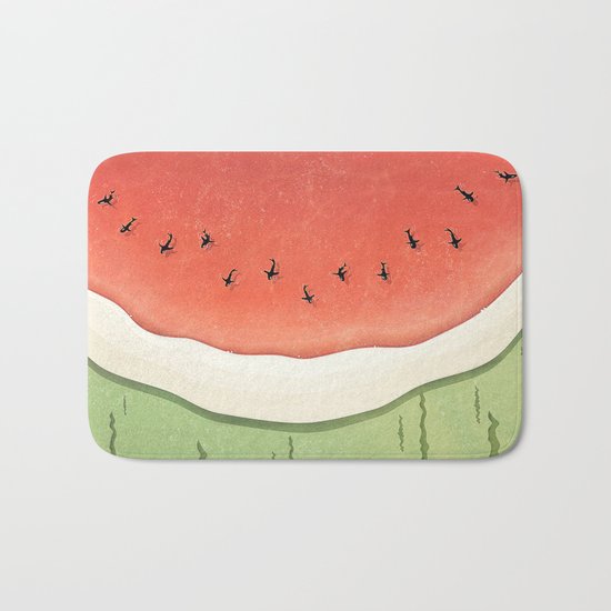 Fleshy Fruit (Watermelon) Bath Mat