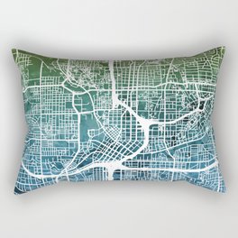 Atlanta Georgia City Map Rectangular Pillow