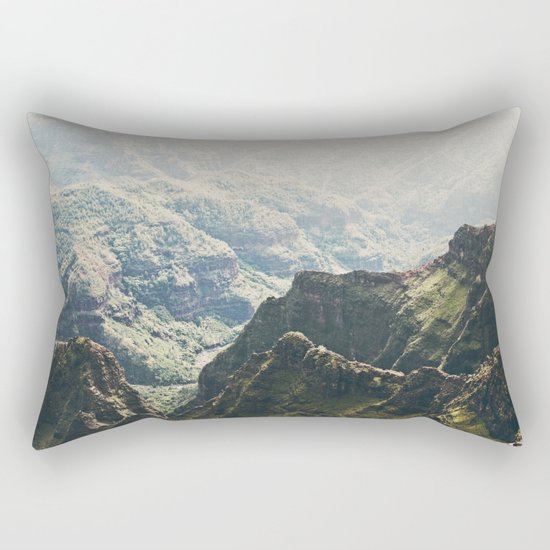 Hawaii Green Rectangular Pillow