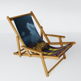Great Britain Photography - London City Lit Up In The Night Sling Chair
