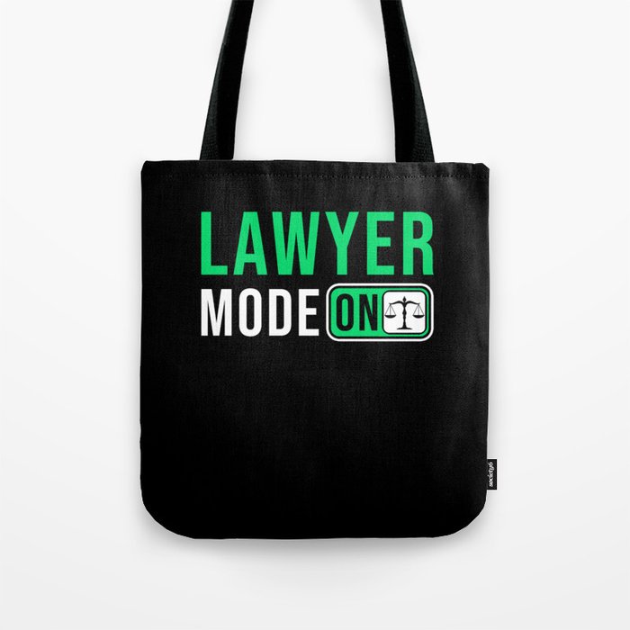 Lawyer Mode on Tote Bag