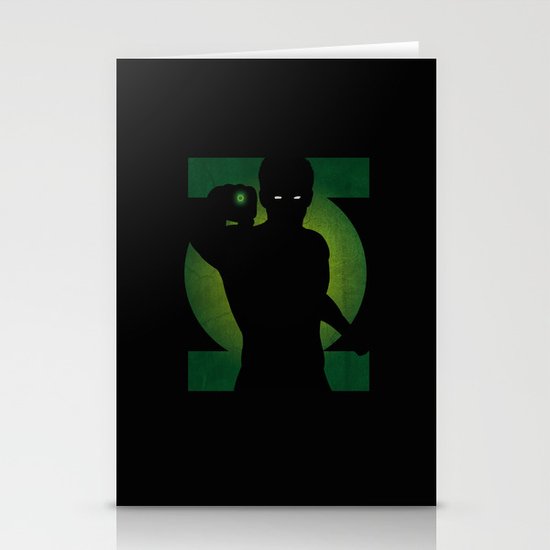 SuperHeroes Shadows : Green Lantern Stationery Cards