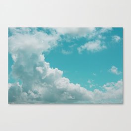 Bouncy Clouds Over Galveston Texas Canvas Print