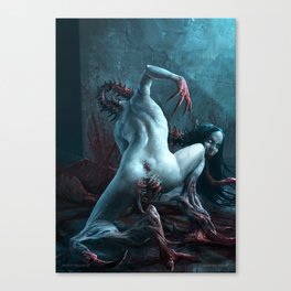demon girl Canvas Print