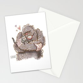 BFFF: Bigfoot Feline Friends Stationery Card