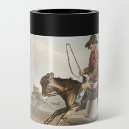 19th century in Yorkshire life man on a horse Can Cooler