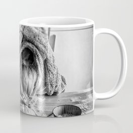 First I Drink the Coffee, Then I do the Stuff - hangover black and white photograph / photography Coffee Mug