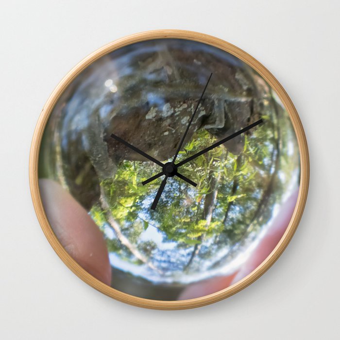 Globe of Rocks Wall Clock