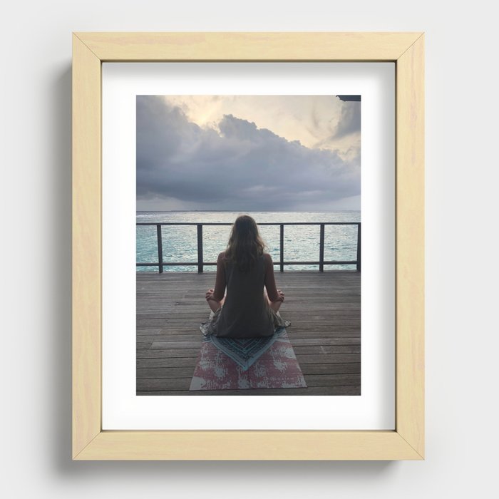 Quiet before the Storm Recessed Framed Print