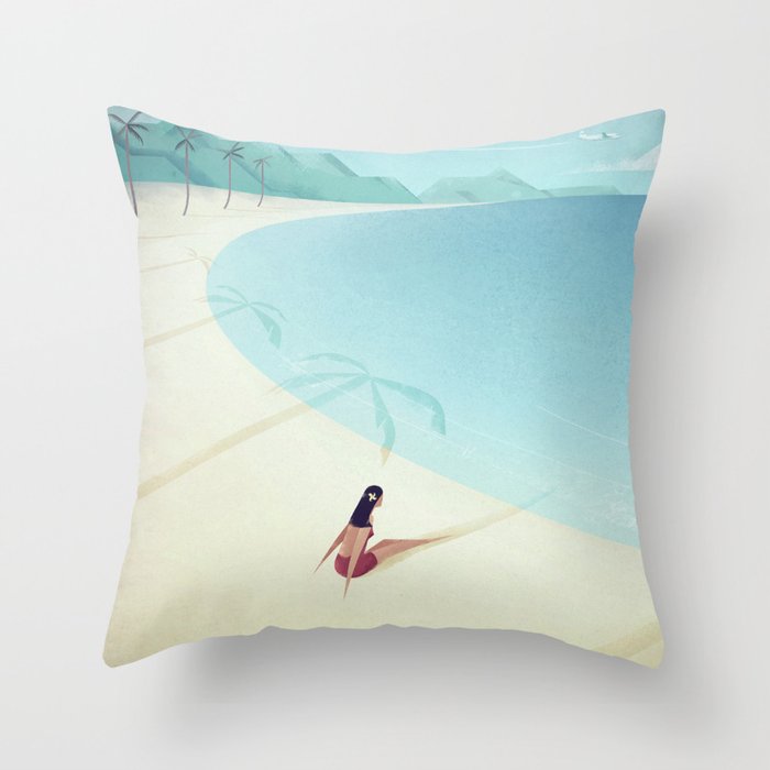 Hawaii Throw Pillow