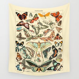 Cottagecore Decor, Famous Paintings, Retro Art, Unique Vintage Poster, Moth Design - Butterfly Wall Tapestry