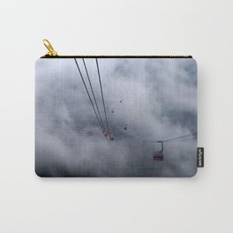 Direct access to outer space? Carry-All Pouch | Snowboarding, Mountains, Canada, Clouds, Whistler Blackcomb, Fog, Space, Skiing, Photo, Digital Manipulation 