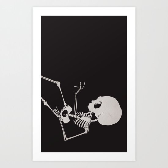 Light at the end of the tunnel Art Print