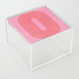 Simple Geometric Shapes - Mid Century 5 Acrylic Box