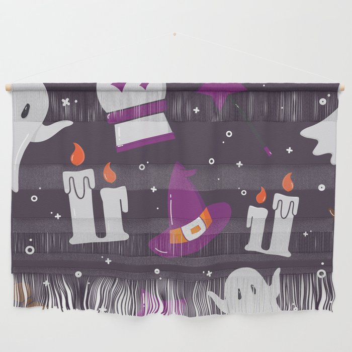Scary Halloween Background Wall Hanging