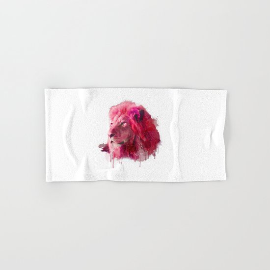 Rose Lion Hand & Bath Towel