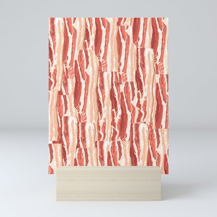 Bacon pattern Mini Art Print