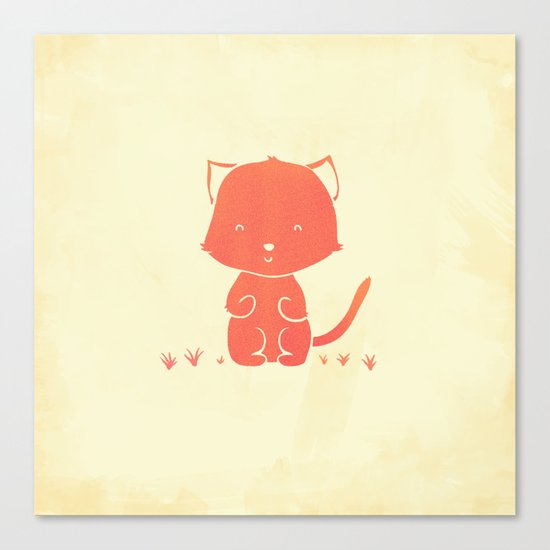 Happy Cat Canvas Print