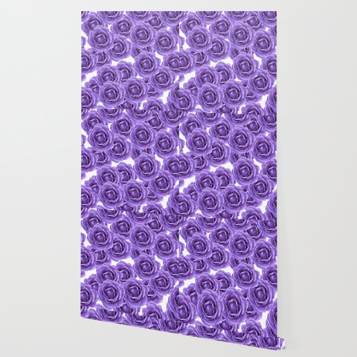 Roses Roses Purple And Lavender Roses Delight Wallpaper By Saundramyles Society6