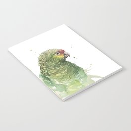 Red Lored Amazon Notebook
