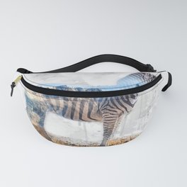 Zebra, wild art good for a many reasons as a gift to important persons Fanny Pack