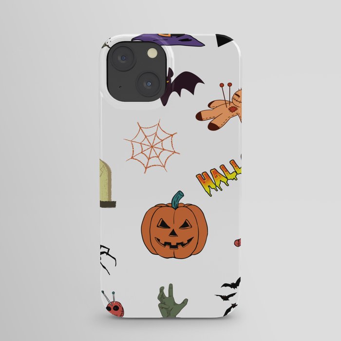 Cute Halloween Patterns iPhone Case