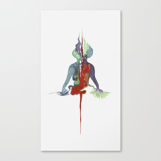 Spill Canvas Print