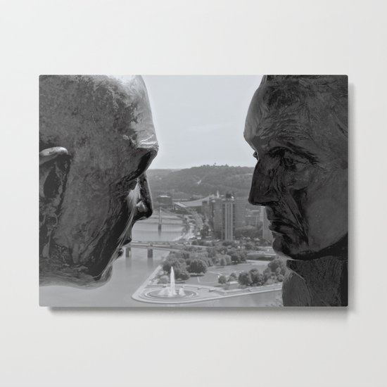Washington & Guyasuta Metal Print