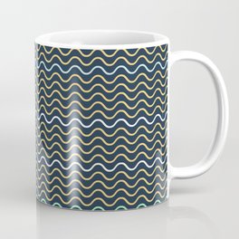 Horizontal zig-zag line hand drawn modern abstract  Coffee Mug